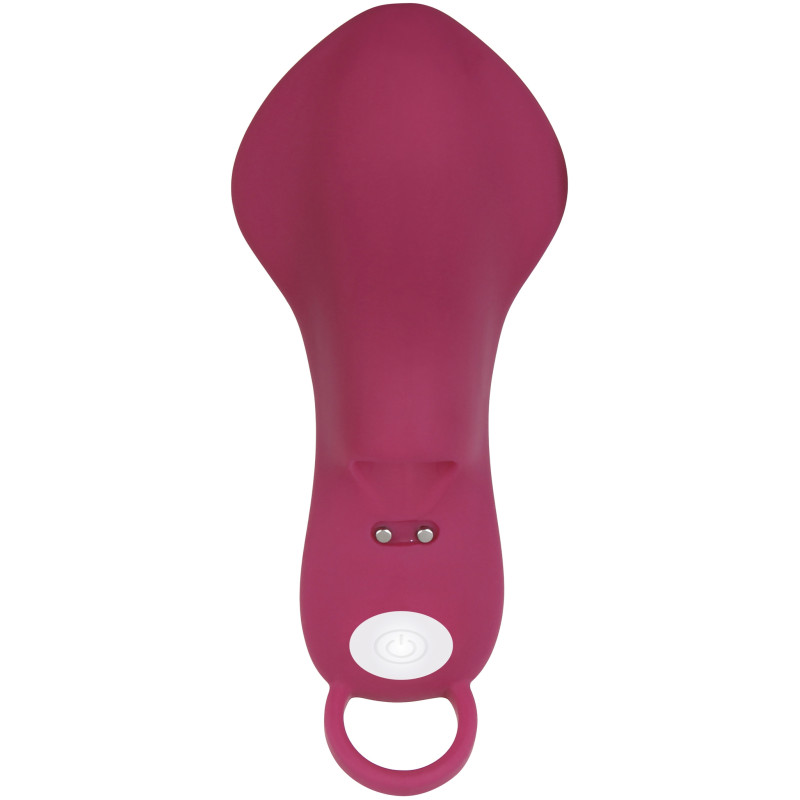 Evolved Gaine de doigt Vibrante Frisky Finger 9 Vibrations Rose